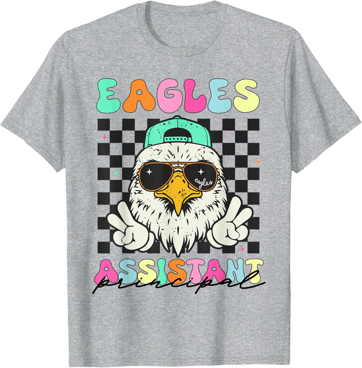 Panthers School Assistant Principal Appreciation Women Cute T-Shirt - Heather Grey